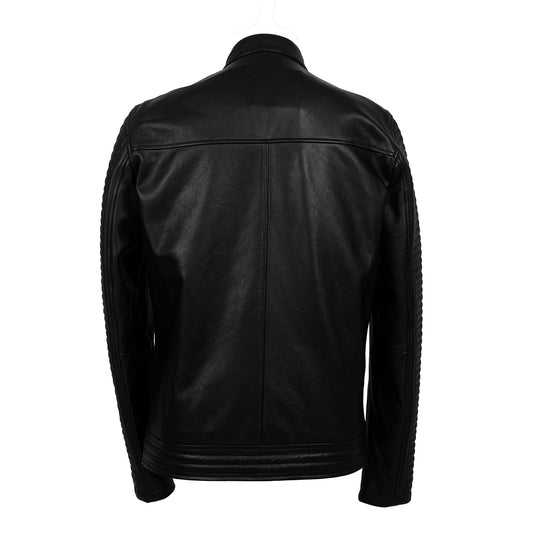 Roadster Quilted Leather Biker Jacket