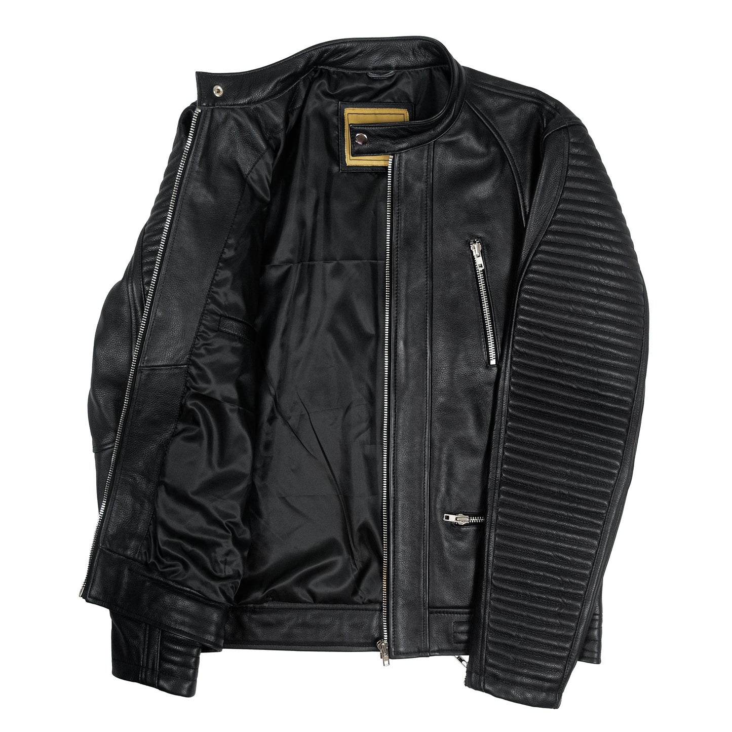 Roadster Quilted Leather Biker Jacket