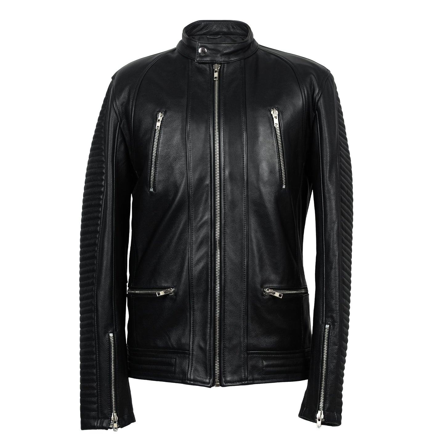 Roadster Quilted Leather Biker Jacket